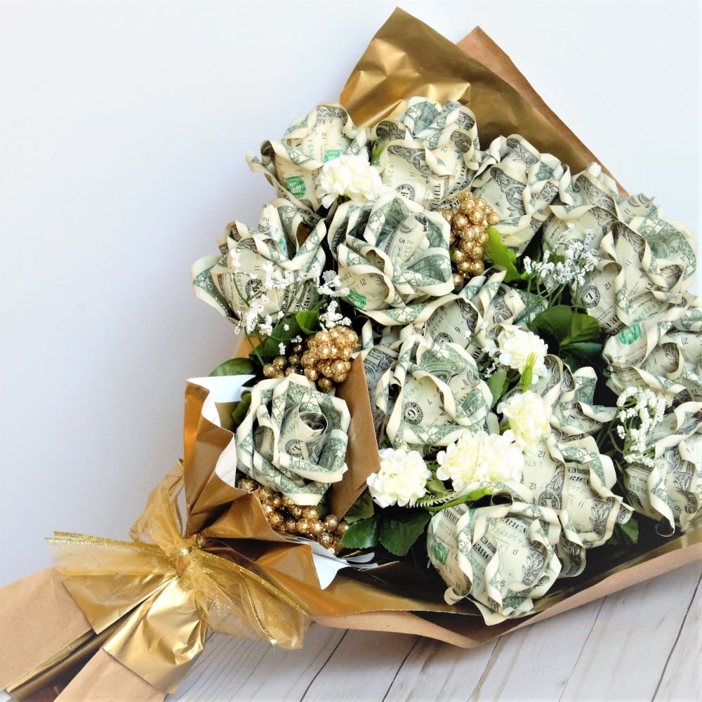 Money Flower Bouquet #002 - The Money Gift Store