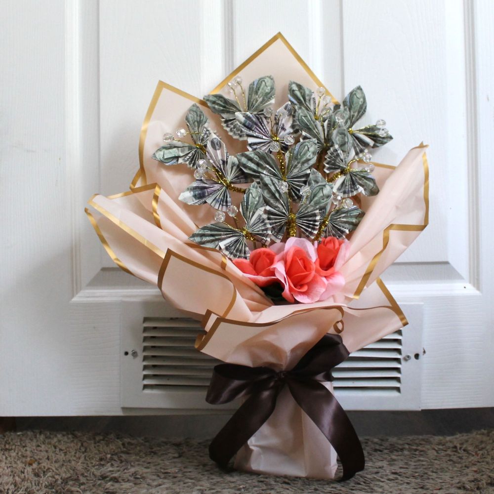 Butterfly Money Bouquet