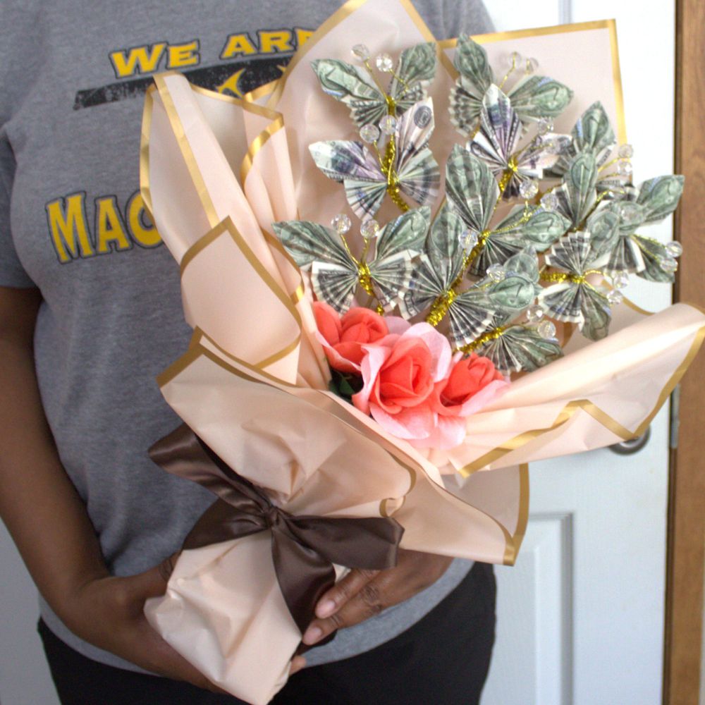 Butterfly Money Bouquet