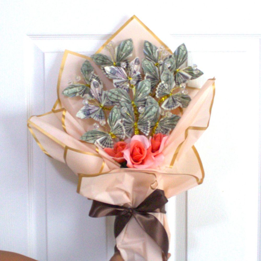 Butterfly Money Bouquet